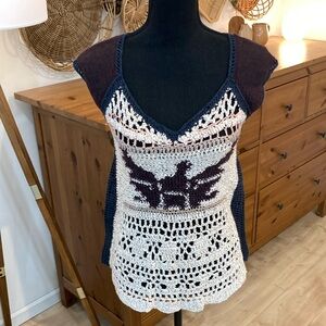 Free People loose knit top